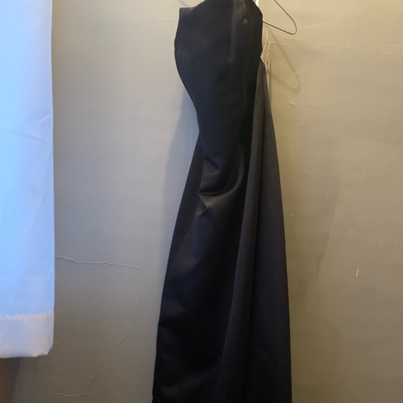 NWT Size 12 Black strapless dress (long) - Picture 2 of 8